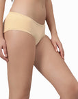 High Coverage Mid Rise Solid Cotton Brief Panty Combo (Pack of 2) - 2MR-26