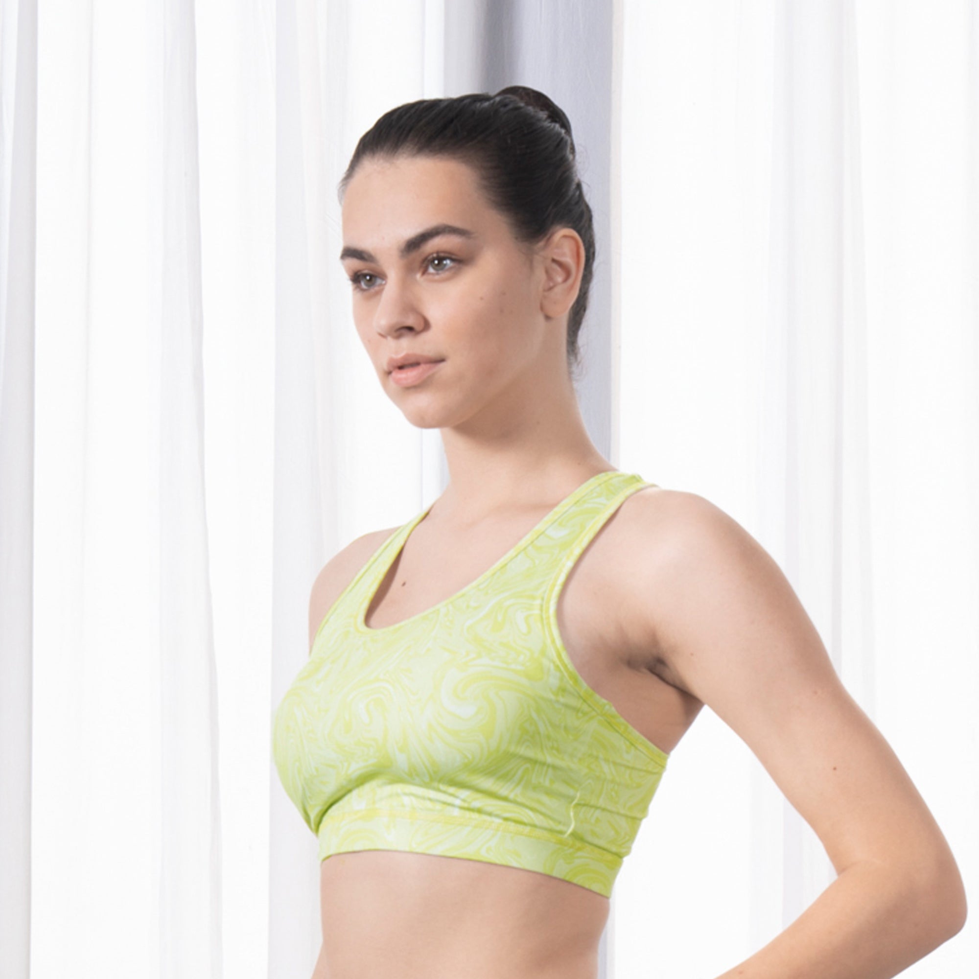 Medium Impact Racerback Sports Bra- AT-3