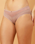 Mid Rise Brief With Lace Detailing