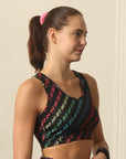 Medium Impact Racerback Sports Bra- AT-3