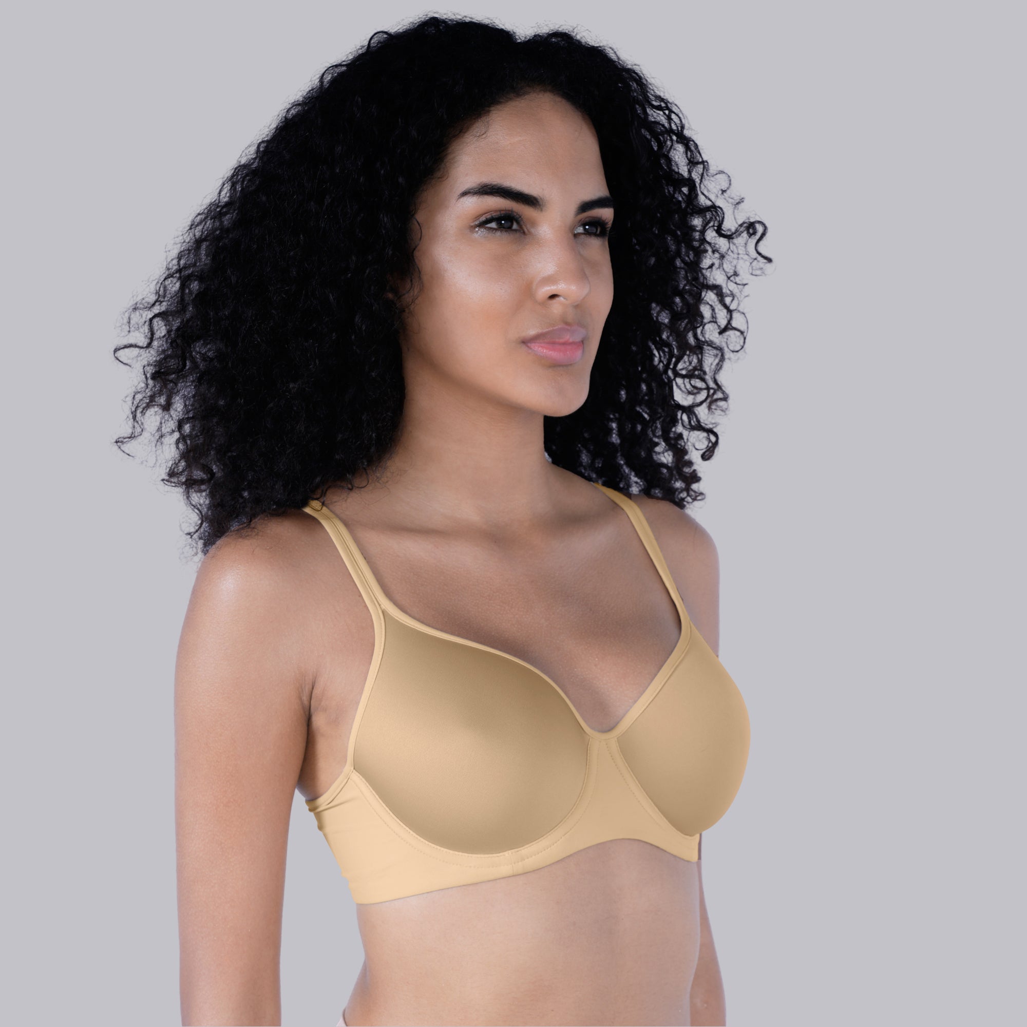 Ultra-Lightly Padded Soft Underwired Breathable Spacer Cup Bra- CB-142