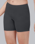 Solid Polyamide Spandex Mid Thigh Length Cycling Shorts- CS-4