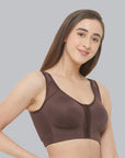 Front Closure Full Coverage Non Padded Non Wired Bra-CB-334