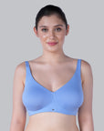 Non Padded Non Wired Strech Cotton Full Coverage Moulded Cups T-shirt Bra-CB-342