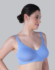 Non Padded Non Wired Strech Cotton Full Coverage Moulded Cups T-shirt Bra-CB-342