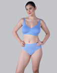 Non Padded Non Wired Strech Cotton Full Coverage Moulded Cups T-shirt Bra-CB-342