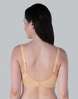 Non Padded Non Wired Strech Cotton Full Coverage Moulded Cups T-shirt Bra-CB-342