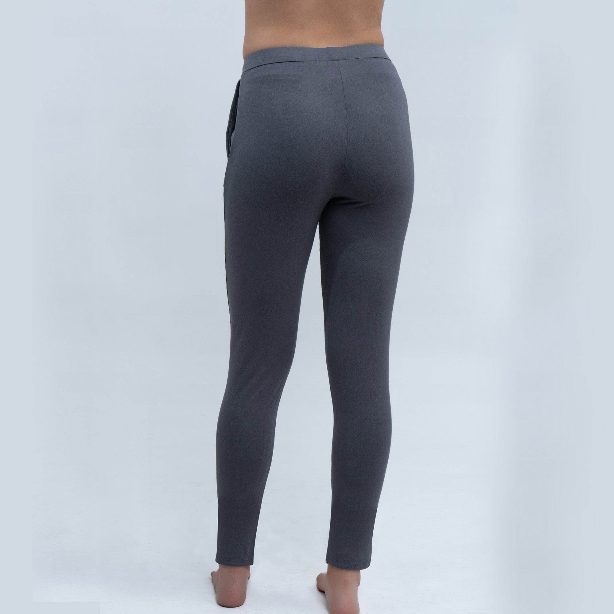 SOIE Woman - Mid Rise Ankle Length Supersoft Lounge Pants with Pockets - -for Women