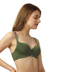 Medium Coverage Padded Wired T-shirt Bra-CB-135