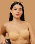 Medium Coverage Padded Wired Multiway Strapless Bra with Detachable Straps