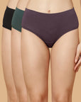 Tummy-Smoothing High Waist Cotton Briefs – Pack of 3