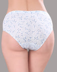 High Rise Full Coverage Printed Stretch Cotton Hipster Panty (Pack of 3) - 3FCB-30