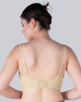 Ultra-Lightly Padded Non Wired Full Coverage Bra with Spacer Cups-CB-143