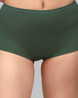 SOIE Woman - High Rise Full Coverage Solid Colour Cotton Stretch Boyshorts (Assorted Pack of 2) - Panty -for Women