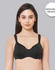 Padded Wired Full Coverage Seamless Cups Sweetheart Neckline Bra-CB-130