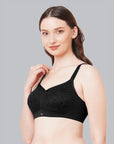 Full Coverage Non Padded Non Wired Lace Bra-FB-705