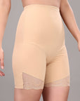 Seamless High Waist Bonded Tummy and Thigh Shaper with Lace-SHW-5