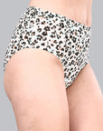 High Waist Full Coverage Printed Stretch Cotton Hipster Panty (Pack of 3) 3HWB-32