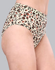 High Waist Full Coverage Printed Stretch Cotton Hipster Panty (Pack of 3) 3HWB-32