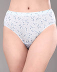 SOIE Woman - High Rise Full Coverage Printed Stretch Cotton Hipster Panty (Pack of 3) - Panty -for Women