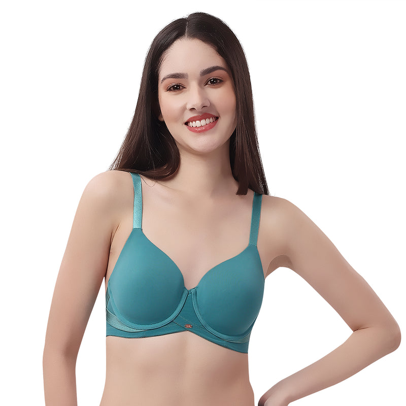 Full coverage Sweetheart neckline padded wired bra-CB-130 – SOIE Woman