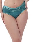 High Rise Full Coverage Panty with Mesh Detailing - CP-1131