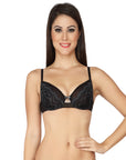 Medium Coverage Non Padded Wired Lace Bra-FB-607