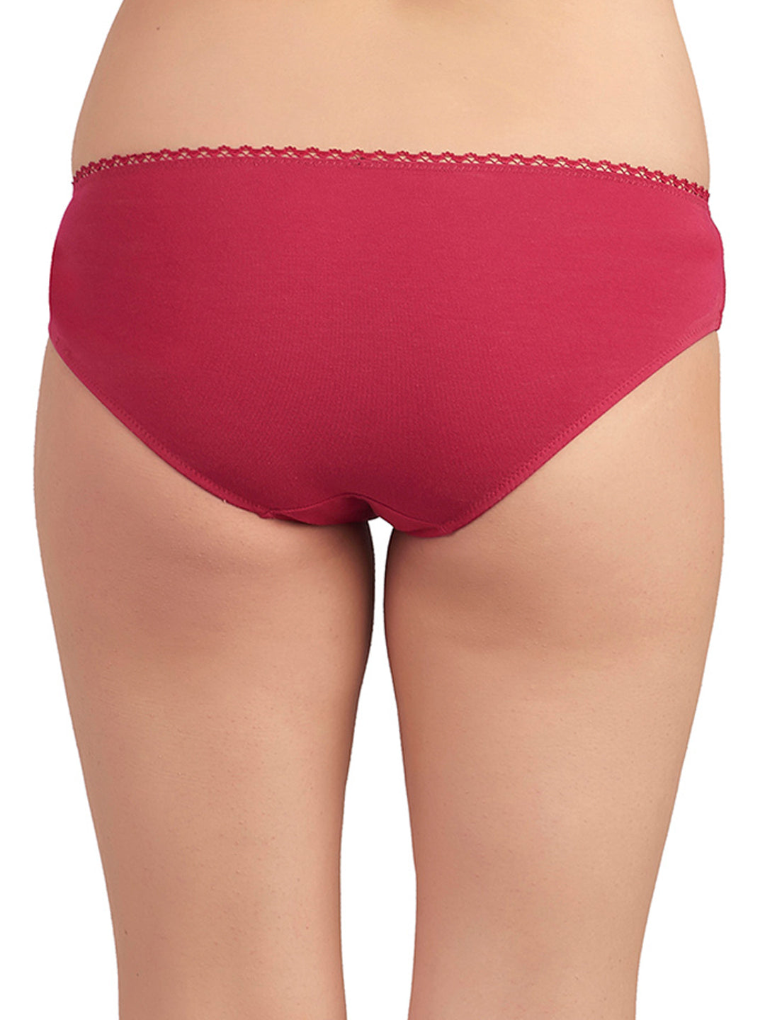 Solid Cotton Spandex Bikini Style panty- CP-1314