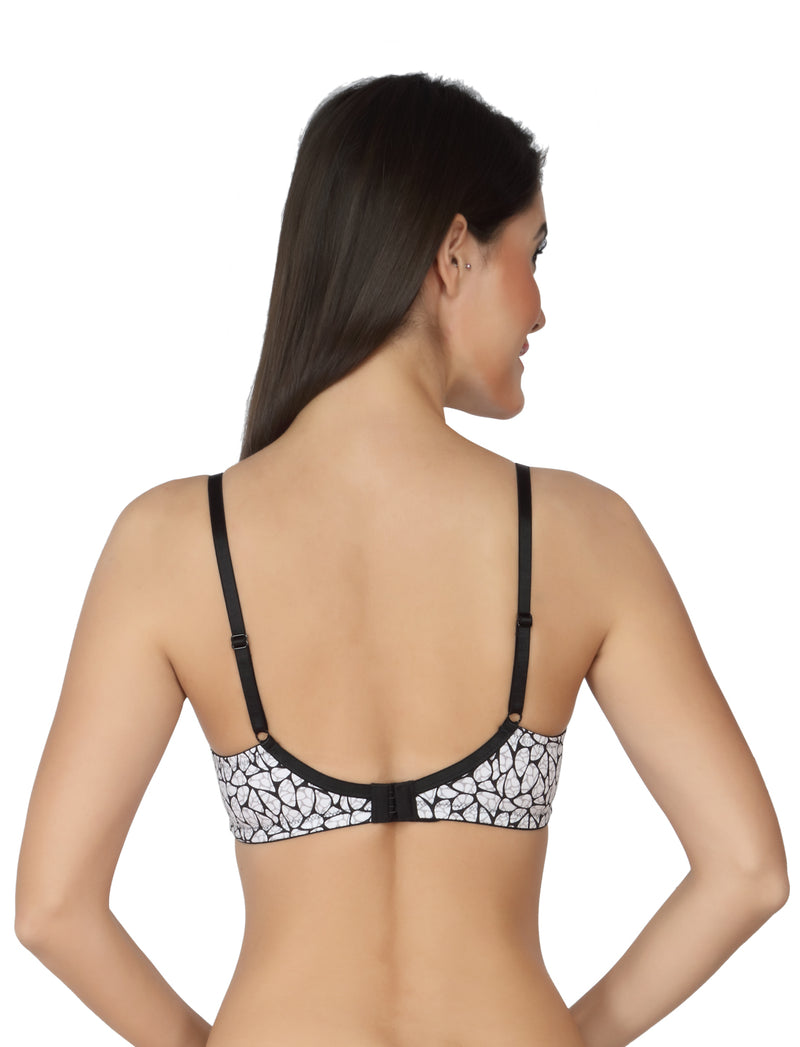 Cotton Molded Printed non-wired Bra-CB-318 (PACK OF 2)