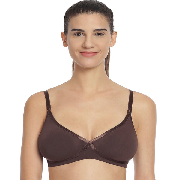 Polyamide Semi-Covered Padded Non-Wired Bra-FB-537-Tropical – SOIE Woman