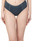 High Waist Full Coverage Mesh Panelled Brief-COMBO CP-1328