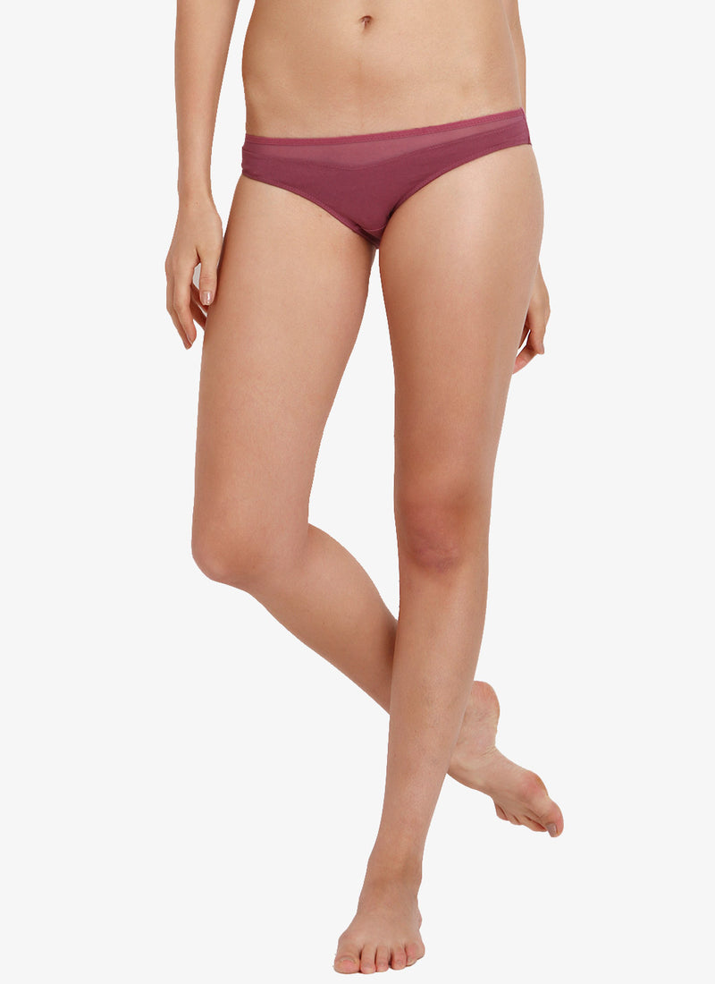 Solid Cotton Spandex Bikini Style panty-CP-1314 – SOIE Woman