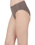 High Waist Full Coverage Mesh Panelled Brief-COMBO CP-1328