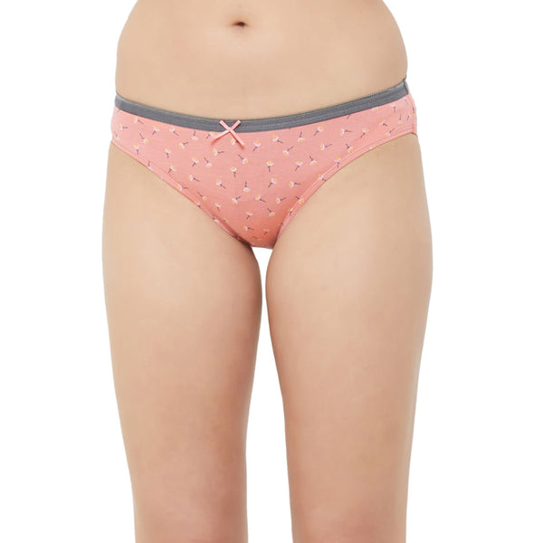 Solid Cotton Spandex Bikini Style panty-CP-1314 – SOIE Woman