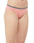 Mid Rise Medium Coverage Solid and Printed Cotton Stretch Brief Panty (Pack of 3) 3BF-16