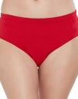 High Rise Full Coverage Solid Colour Cotton Stretch Hipster Panty (Pack of 3)-3FCB-15 (A)