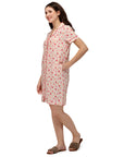 Half sleeve printed sleepshirt NT-127