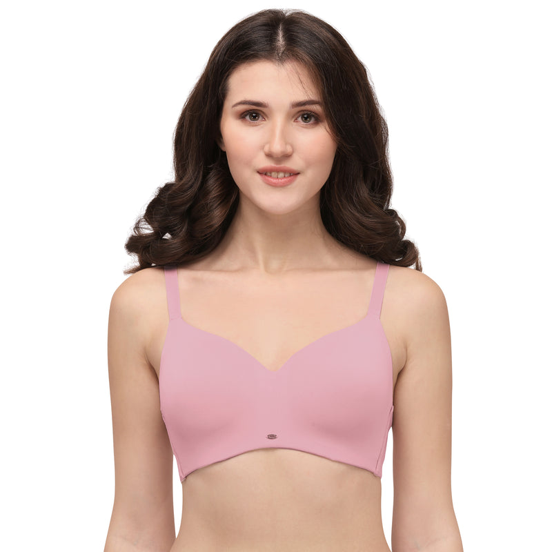 1pc Seamless Bra For Women, Push Up & Full Coverage & Shockproof