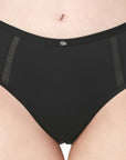 High Waist Full Coverage Mesh Panelled Brief-COMBO CP-1328