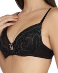 Medium Coverage Non Padded Wired Lace Bra-FB-607