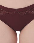 High Waist Full Coverage Lace Brief-FP-1706