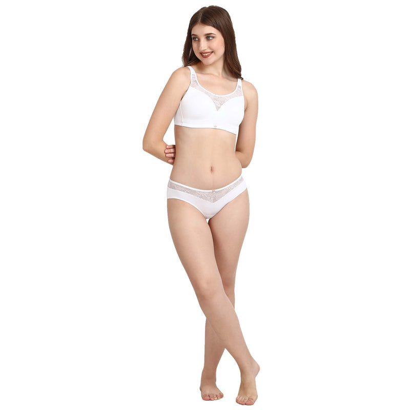 Full Coverage Padded Non-Wired Ultrasoft Seamless Bra CB-129 – SOIE Woman