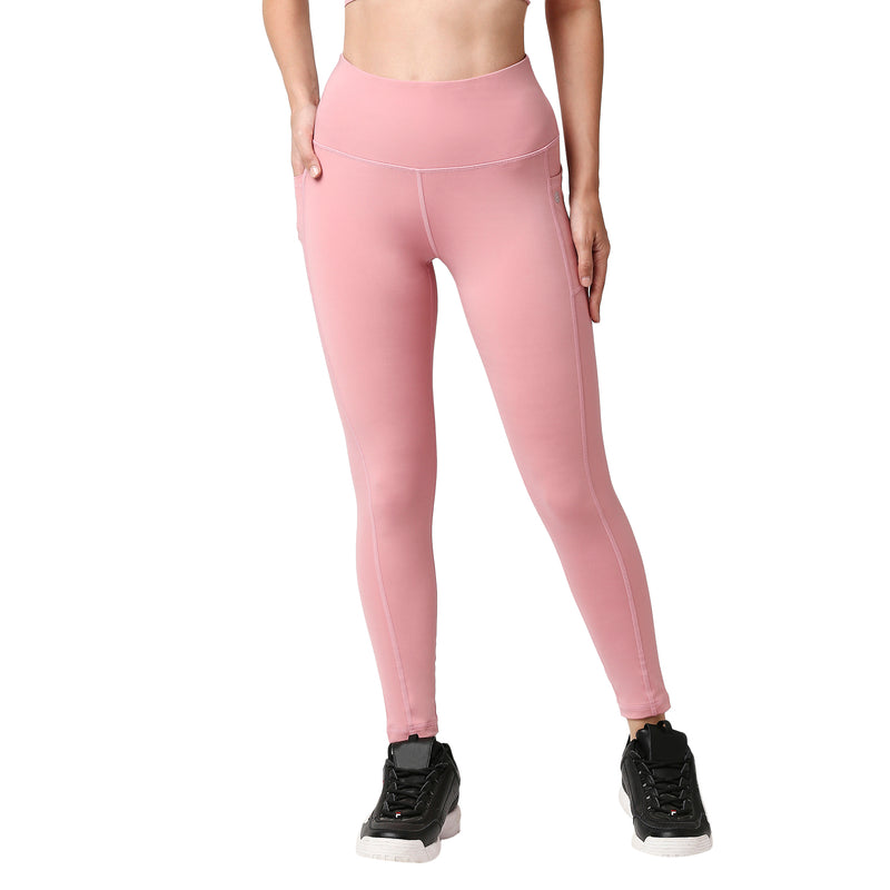 Women's Slim Fit Sports Leggings With Cuttable Hem, Side Pocket, And  Pilates/yoga Waistband