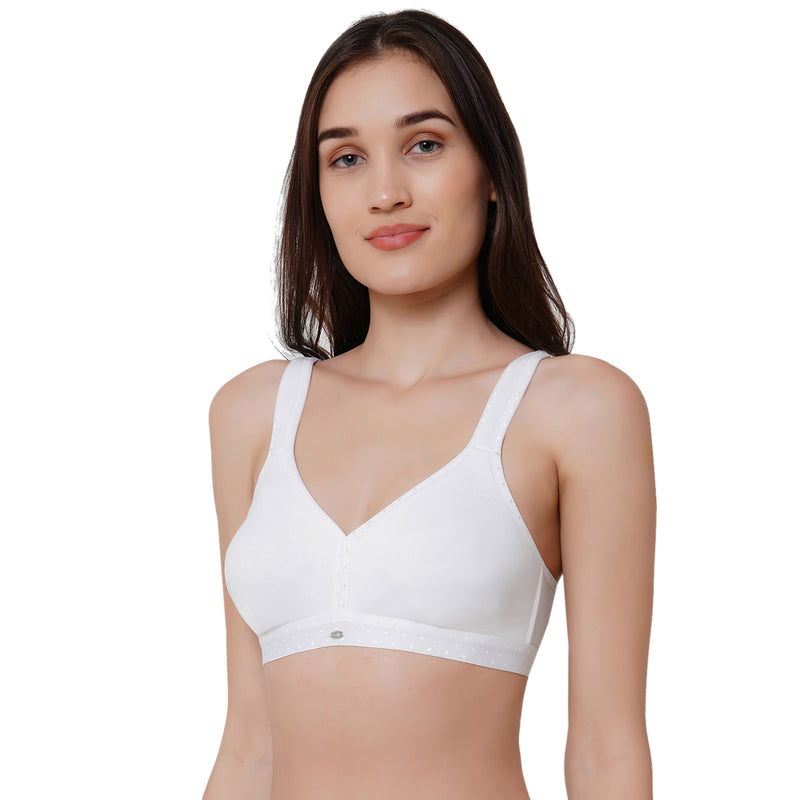 SOIE Woman's Front Closure Full/ Extreme Coverage Non-Padded, Non- Wired Bra  Women Full Coverage Non Padded Bra - Buy SOIE Woman's Front Closure Full/  Extreme Coverage Non-Padded, Non- Wired Bra Women Full