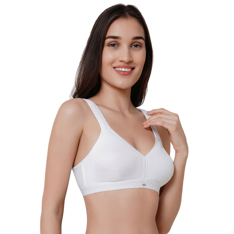 Buy SOIE Natural Non-Wired Fixed Strap Non Padded Womens Every Day Bra