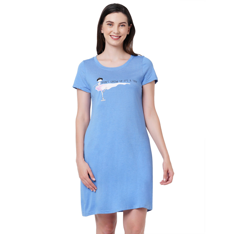 Super-Soft Cotton Modal Sleep Shirt (PACK OF 2)-NT-98 21(B)-17(B)
