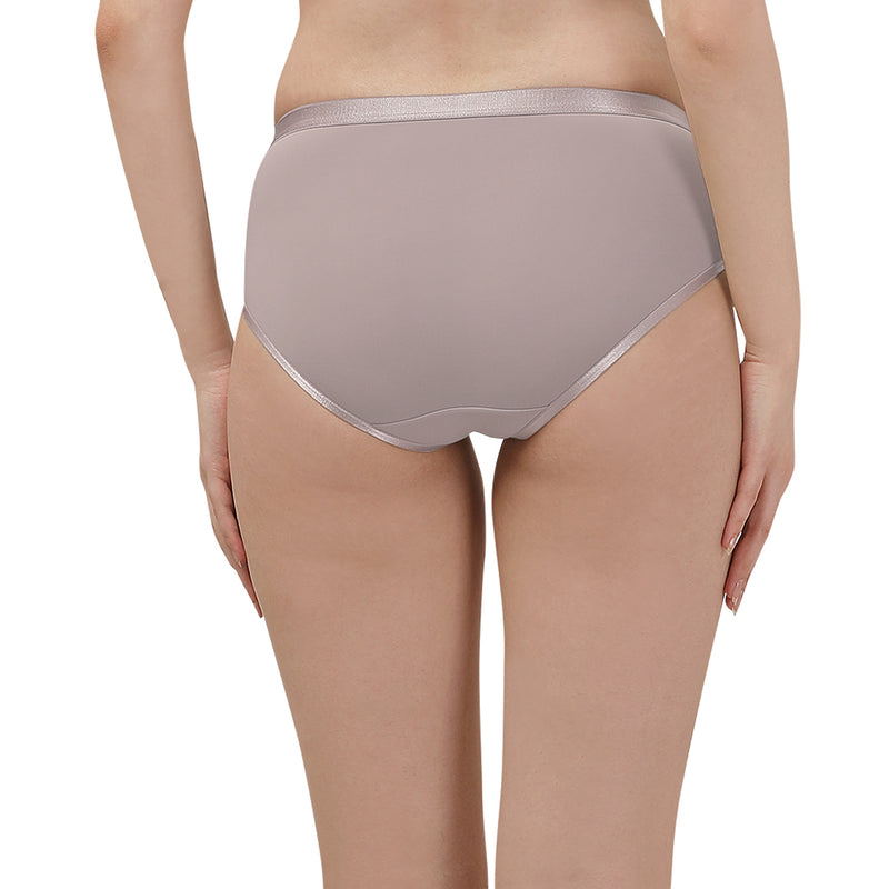High Rise Full Coverage Panty with Mesh Detailing – SOIE Woman