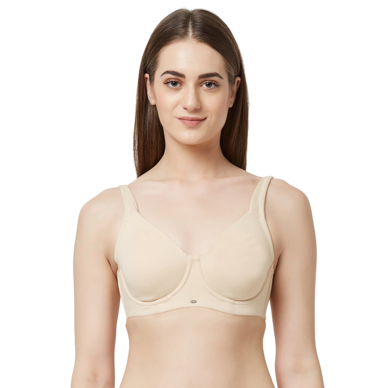 Full Coverage Non padded Wired Bra-CB-204 – SOIE Woman