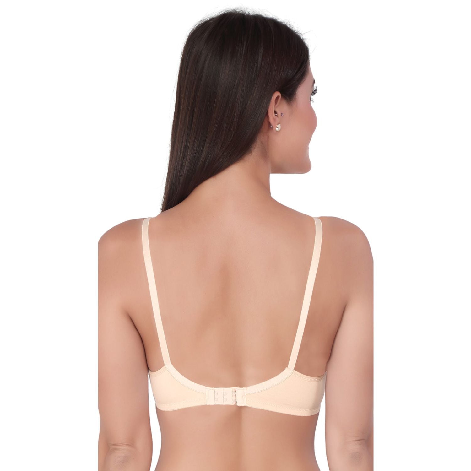 Semi Coverage Encircle Non Padded Non Wired Cotton Bra (PACK OF 2) CB-305