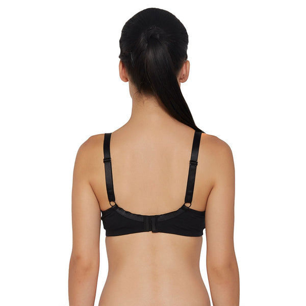 Buy SOIE- Wired Non Padded Multiway Black Balconette Bra-Black-36C Online  at Best Prices in India - JioMart.